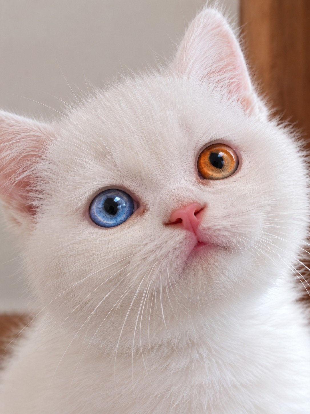 Brits korthaar odd eye poesje, Poes, Gechipt, 0 tot 2 jaar