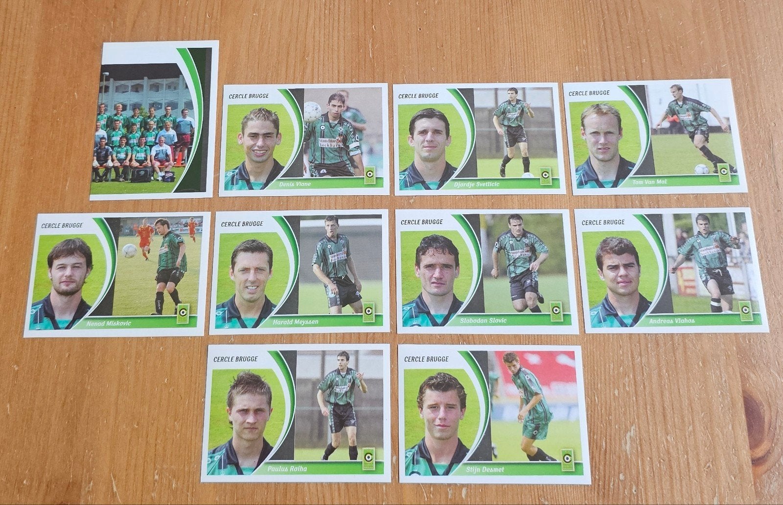 Panini Football 2005 Cercle Brugge Ongebruikt Voetbal!, Ophalen of Verzenden, Zo goed als nieuw, Meerdere stickers