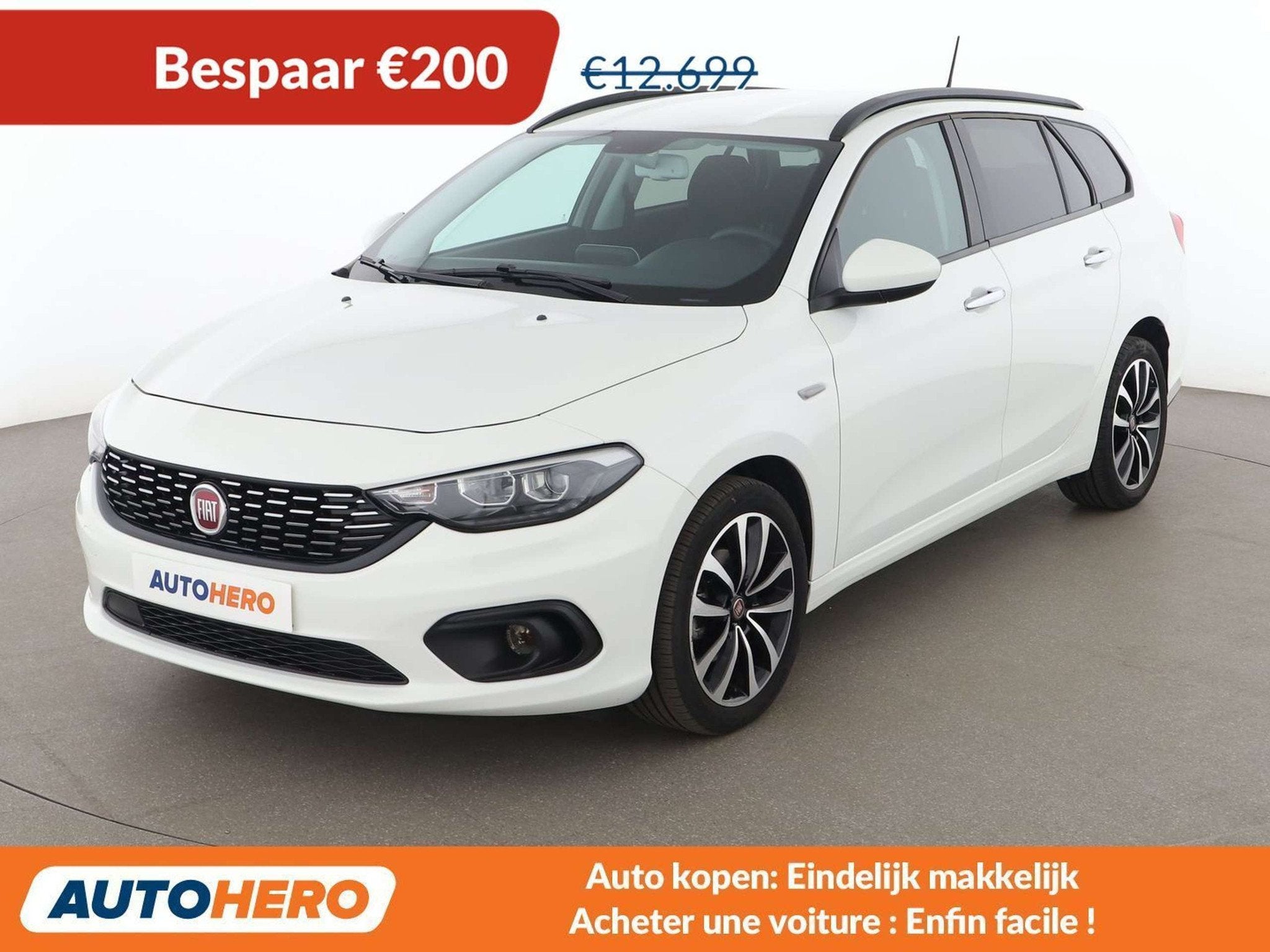 Fiat Tipo 1.4 Turbo Lounge (année de construction 2020), Euro 6, Boîte manuelle, Noir, 5 portes