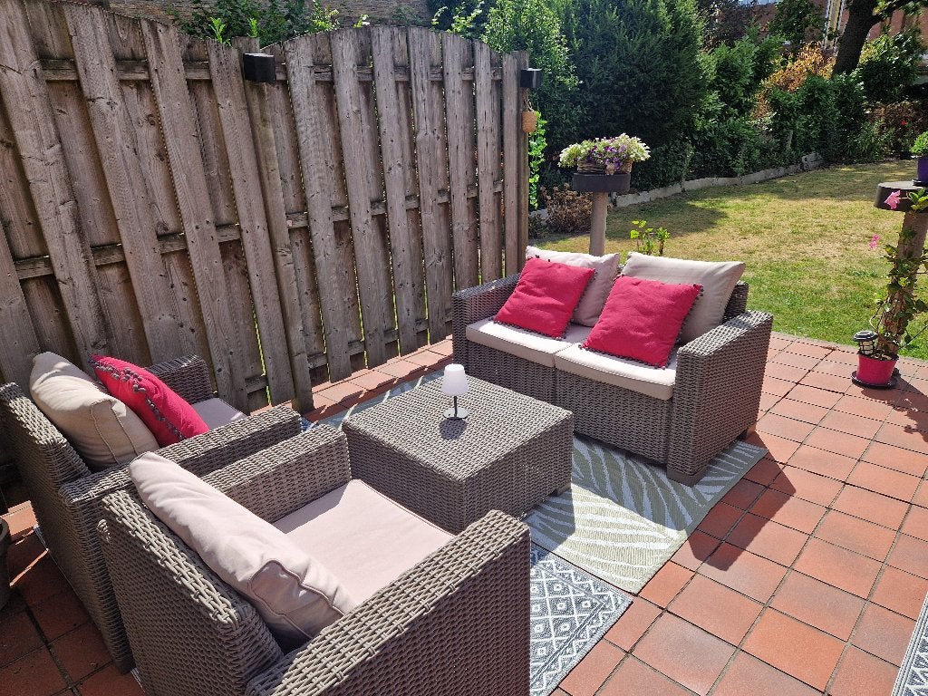 Tuinset, Tuin en Terras, Ophalen, 5 zitplaatsen, Kunststof, Zo goed als nieuw