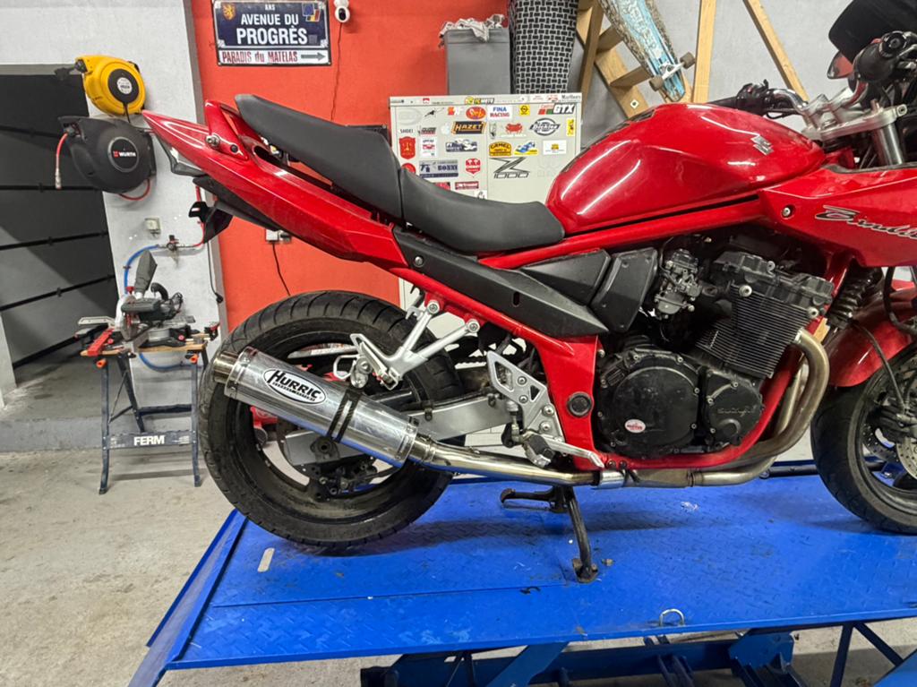 Echappemen suzuki bandit 650, Enlèvement