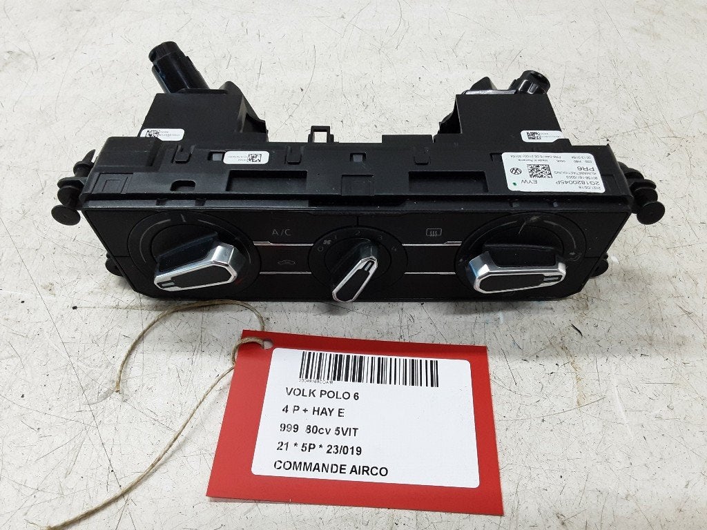 BEDIENINGSPANEEL AIRCO Polo VI (AW1) (2G1820045P), Auto-onderdelen, Dashboard en Schakelaars, Volkswagen, Gebruikt