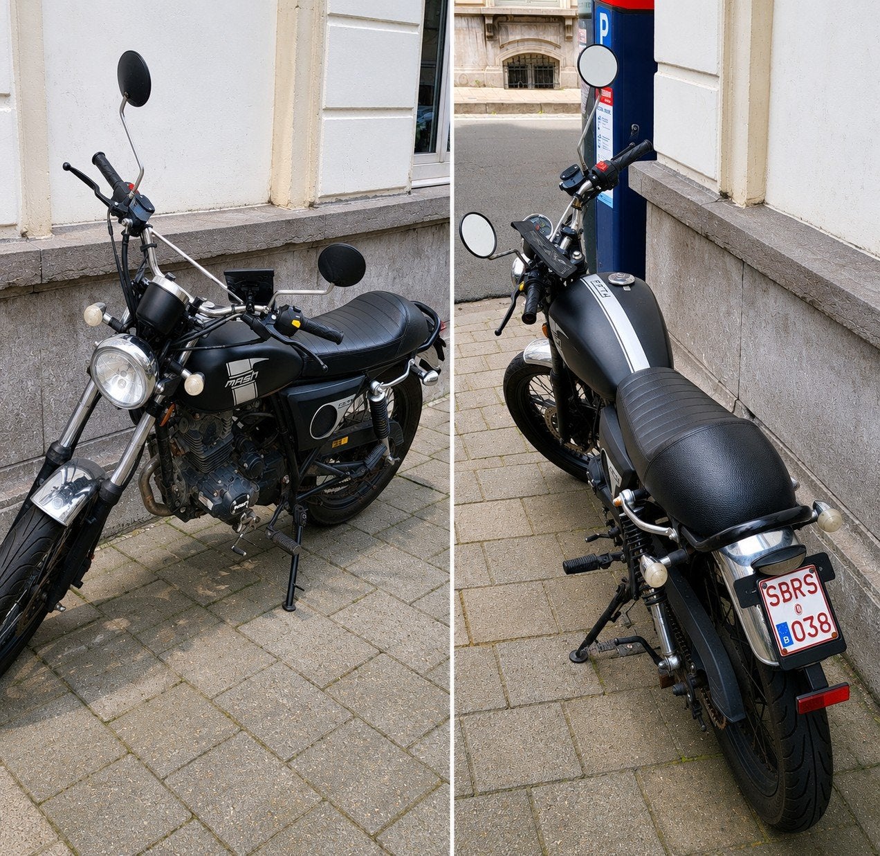 Mash fifty 50cc, Enlèvement