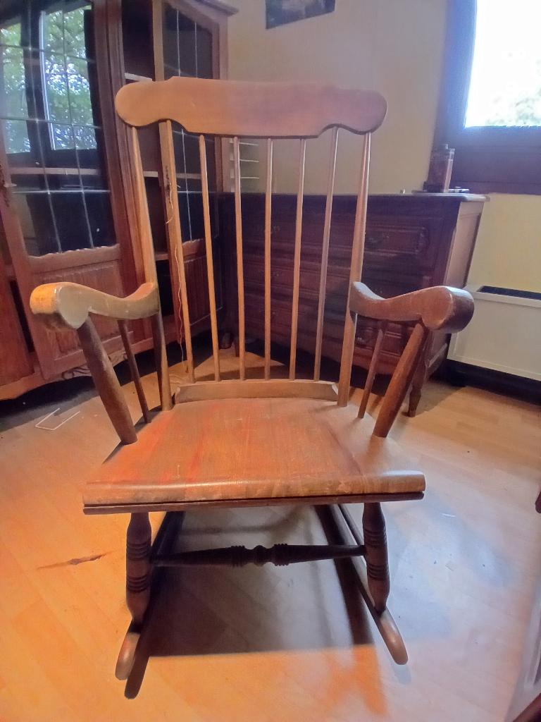 Rocking chair, Maison & Meubles, Chaises, Brun, Enlèvement, Utilisé, Bois