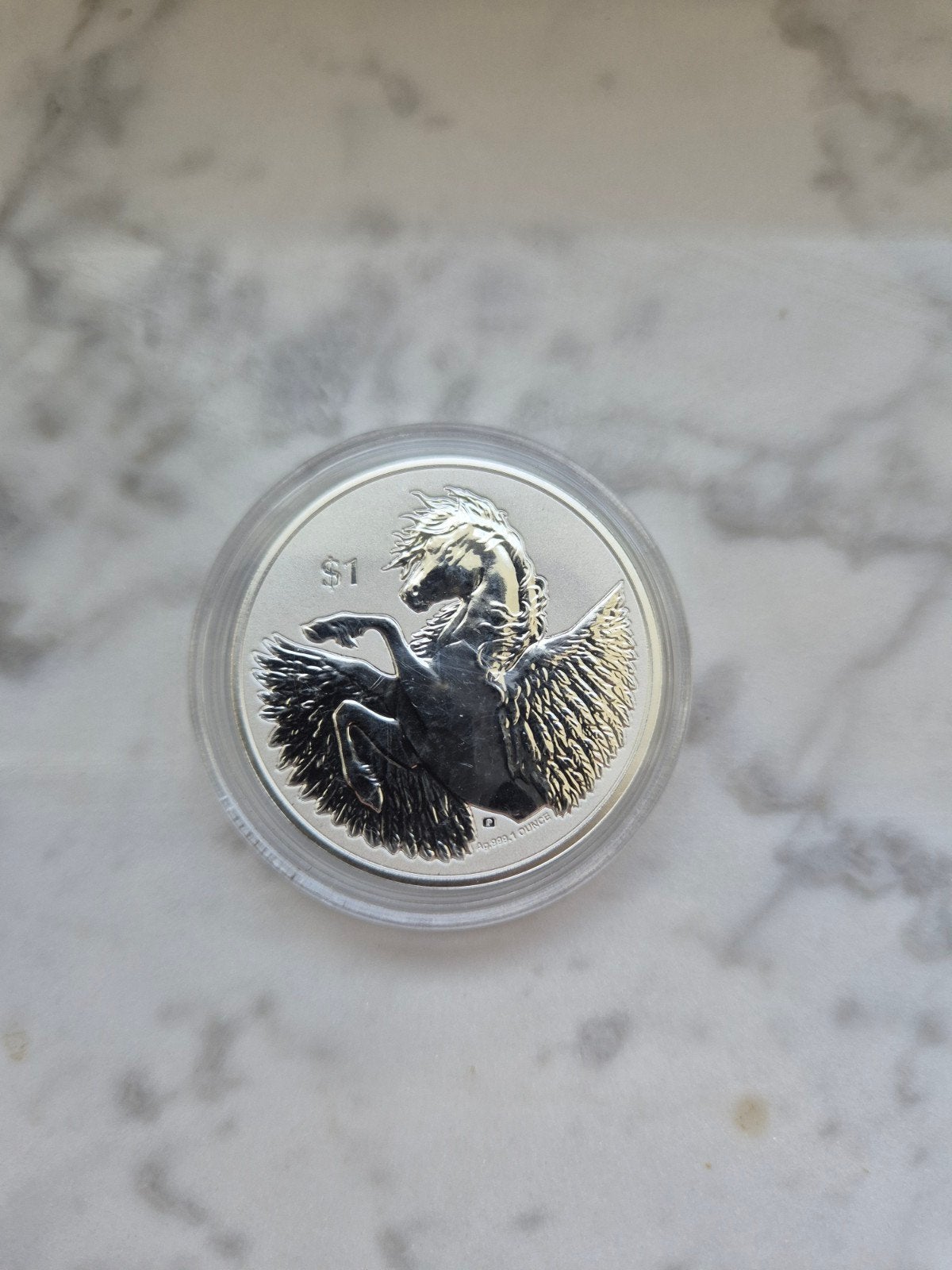 1oz 999 silver - Virgin Islands - Pegasus 2023, Enlèvement, Argent