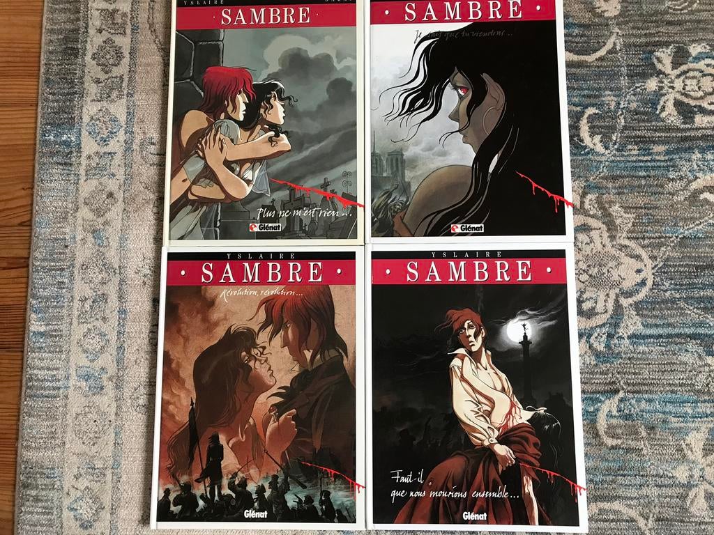 SAMBRE Tomes 1-2-3-4  Yslaire et Balac, Plusieurs comics, Enlèvement, Comme neuf