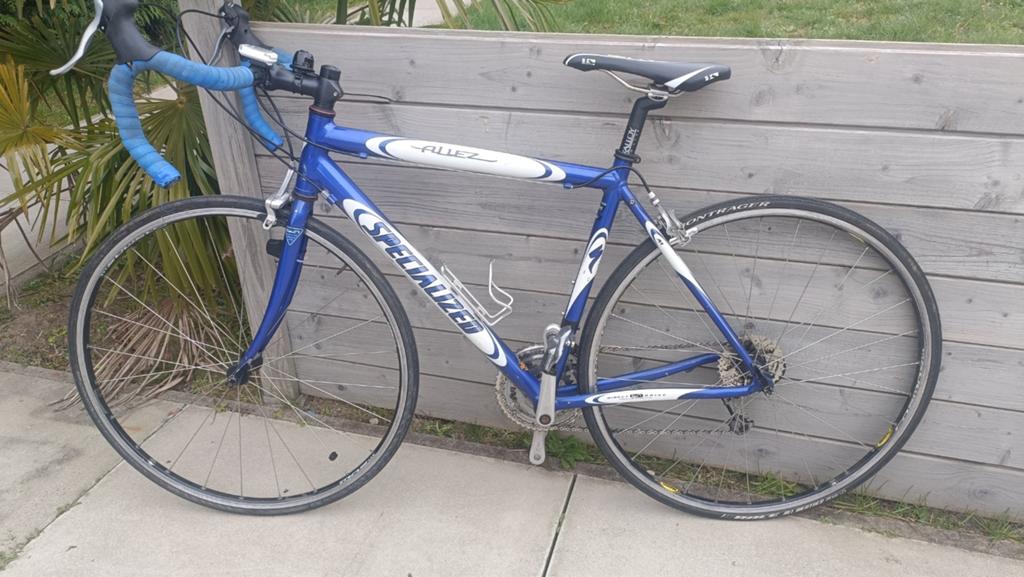 Specialized Allez koersfiets maat M volledig nagekeken, Fietsen en Brommers, 28 inch, Gebruikt, Staal, Velgrem