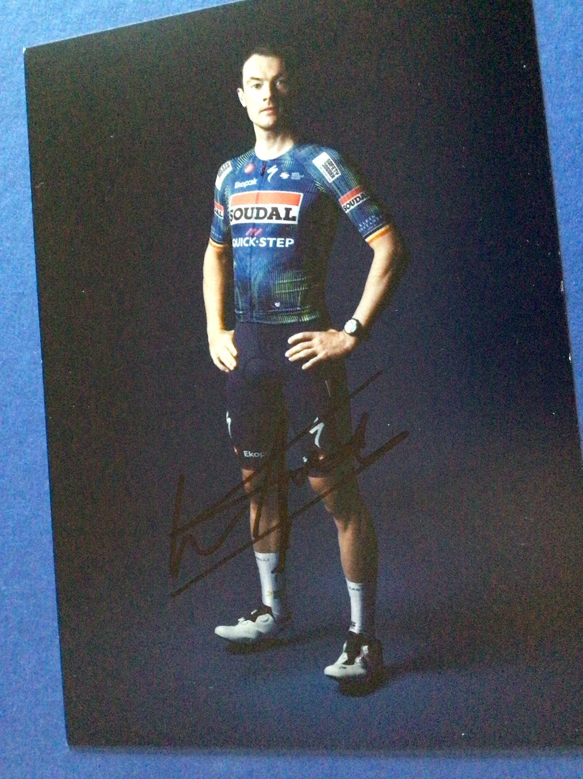 Wielerkaart 2026 team quick step yves lampaert signe, Enlèvement ou Envoi, Comme neuf