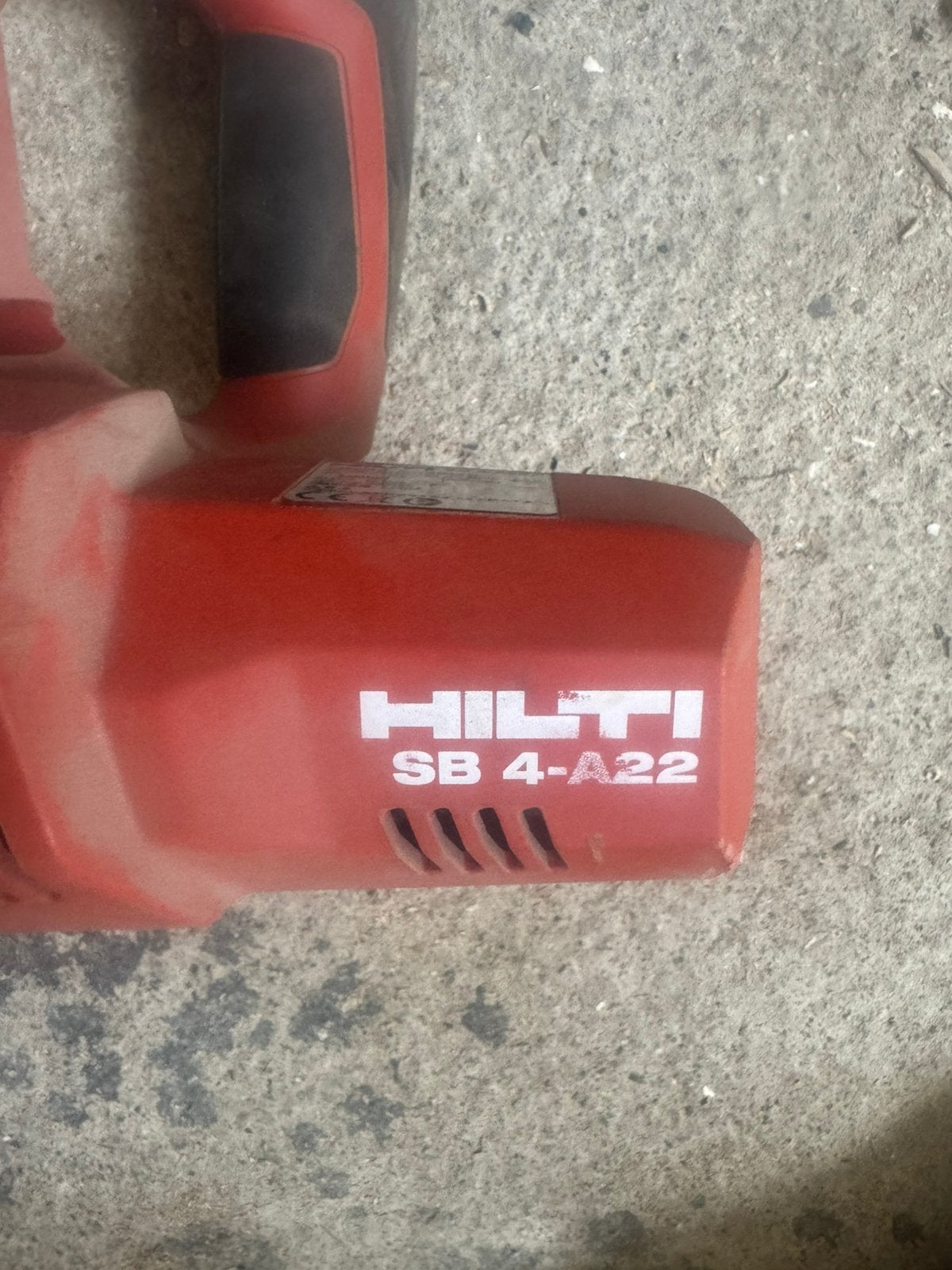 Hilti sb 4 -a22 hand bandzaagmachine, Doe-het-zelf en Bouw, Gereedschap | Zaagmachines, Ophalen, Zo goed als nieuw