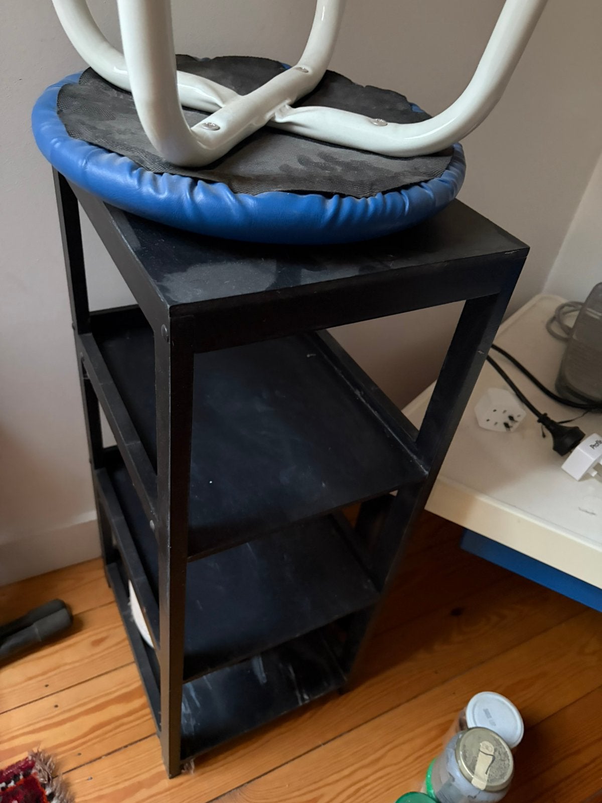 Etagere noire, Maison & Meubles, Enlèvement, Utilisé