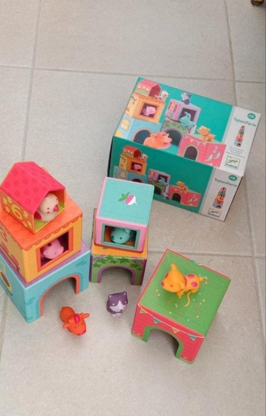 Djeco topanifarm, Kinderen en Baby's, Speelgoed | Educatief en Creatief, Ophalen of Verzenden