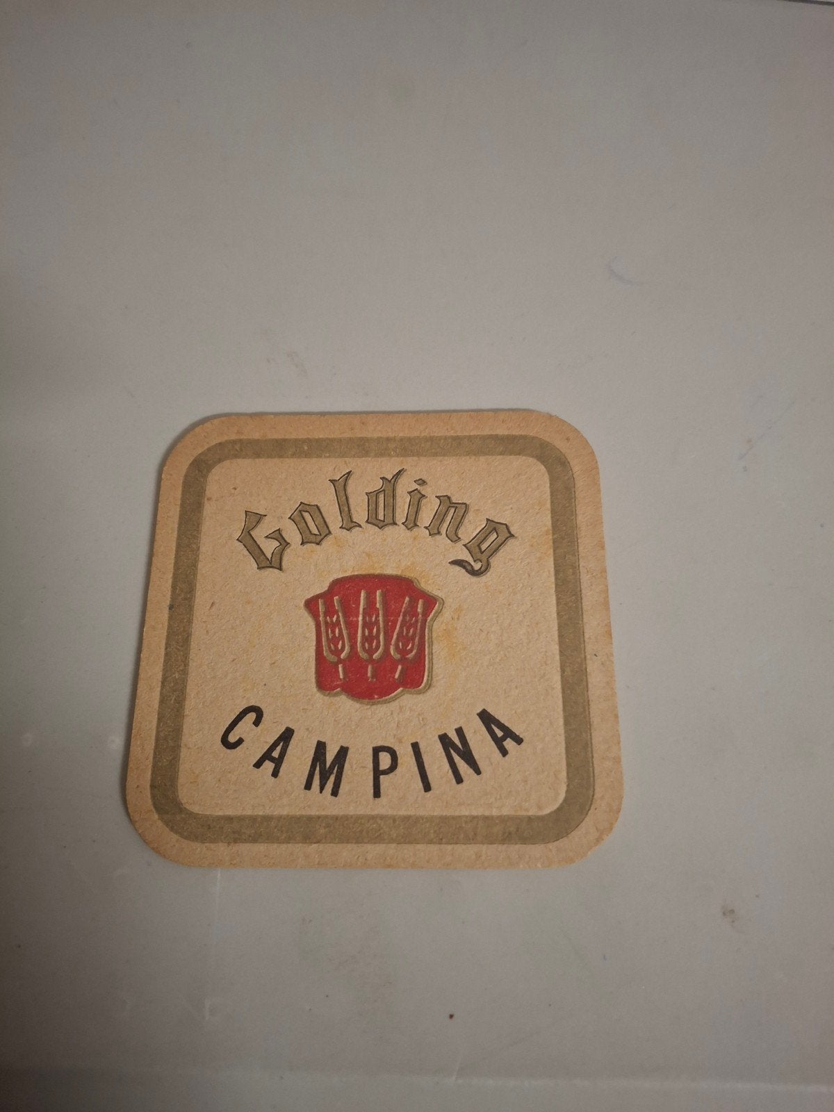 oud bierviltje golding campina, Verzamelen, Ophalen of Verzenden