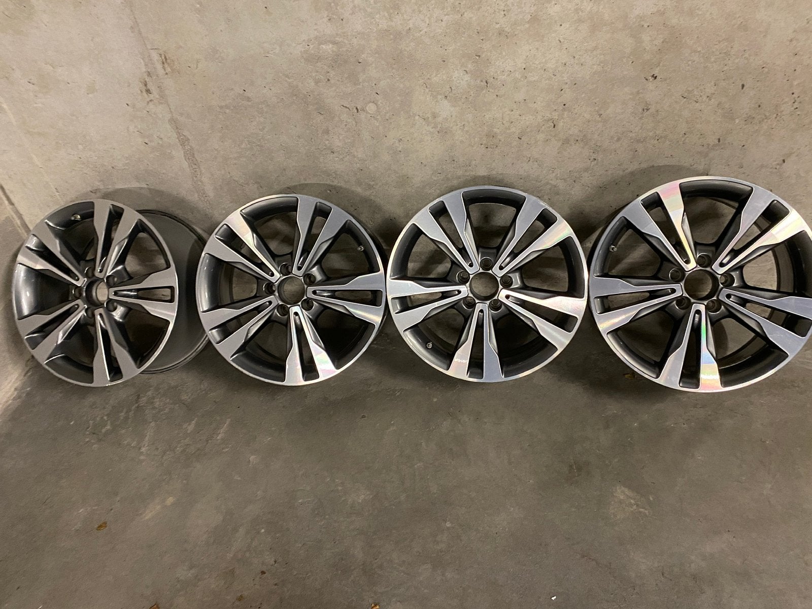 4 originele alu velgen, Auto-onderdelen, Banden en Velgen, Ophalen, 18 inch, Gebruikt, Velg(en)