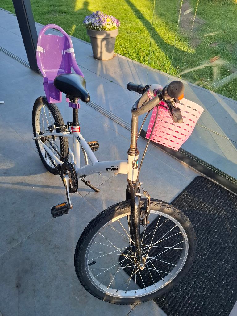 Kinderfiets, Fietsen en Brommers, Fietsen | Kinderfietsjes, Ophalen, B-twin, 16 tot 20 inch, Zo goed als nieuw