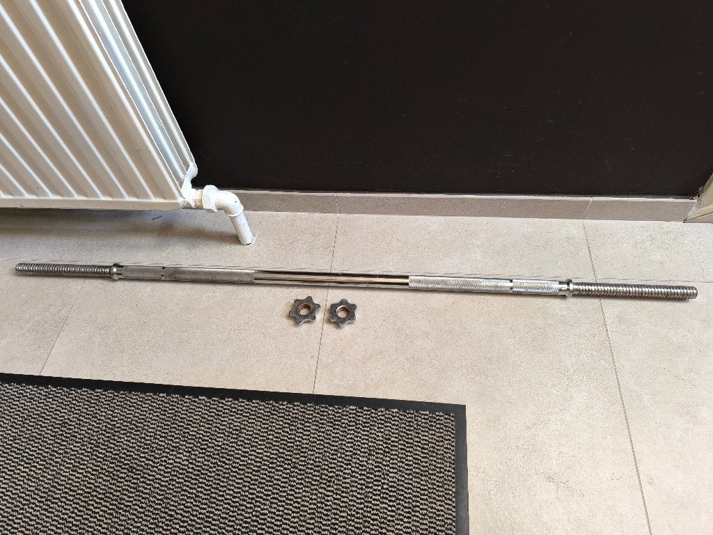 Halterstang 155cm, 9kg (28mm), Ophalen, Gebruikt, Benen, Halterstangen