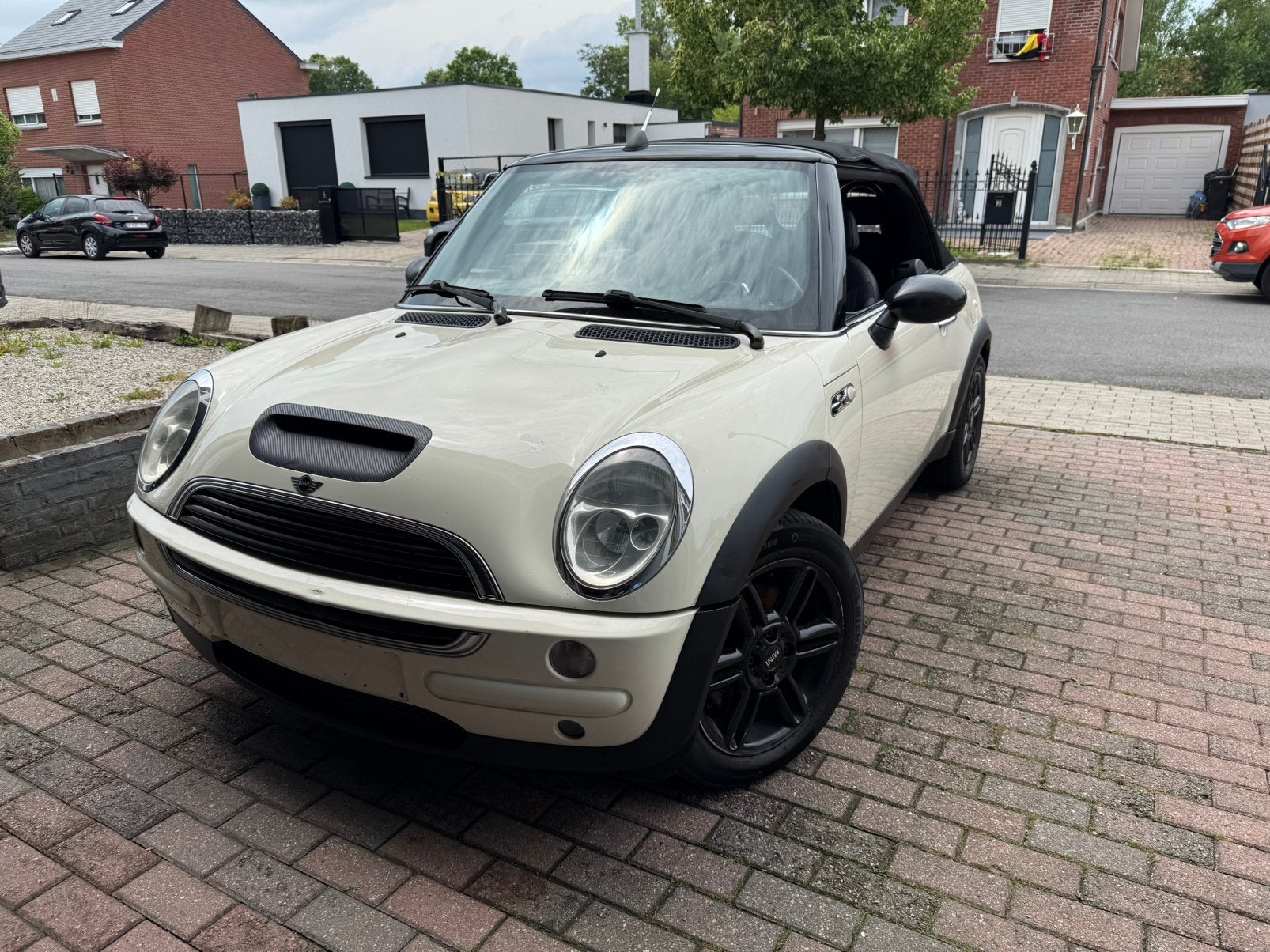 Mini cooper cabriolet 2006 1.6i, Auto's, Voorwielaandrijving, 4 zetels, Zwart, 4 cilinders