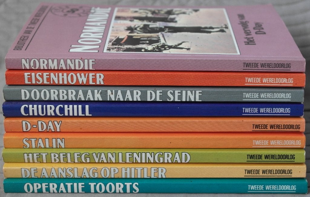 Bibliotheek van de tweede wereldoorlog (9 boekjes), Boeken, Ophalen of Verzenden, Tweede Wereldoorlog