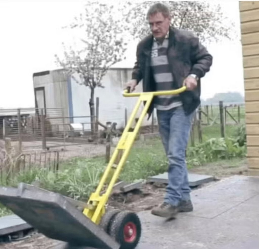 tegeldolly / tegelkar / tegeltiller, Ophalen, Gebruikt