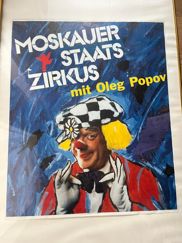 Circus poster Oleg Popov, Ophalen