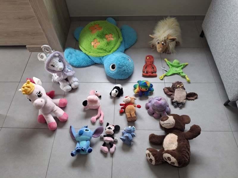 Lot knuffels (kleine en grote), Kinderen en Baby's, Speelgoed | Knuffels en Pluche, Ophalen