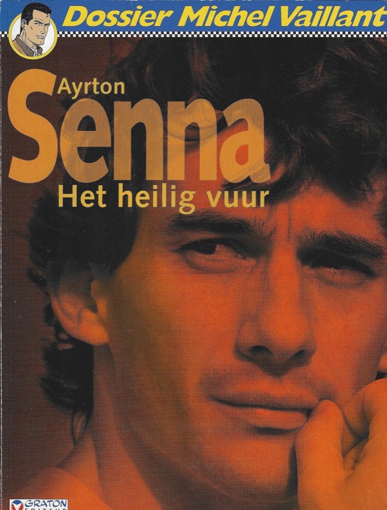 AYRTON SENNA (HET HEILIG VUUR) - ENIGE DRUK VAN 2002, Boeken, Eén stripboek, Zo goed als nieuw, Graton, Ophalen of Verzenden