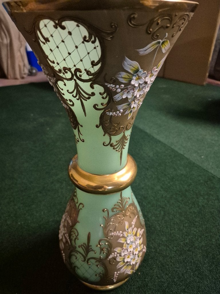 Grand vase, 45 cm, Comme neuf, Verre, Enlèvement