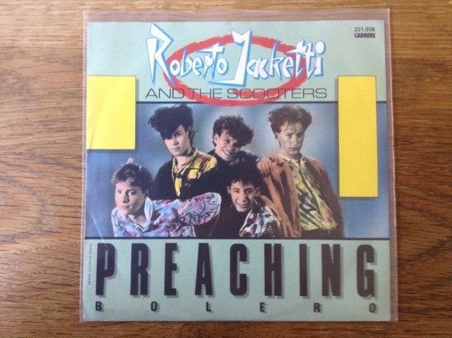 single roberto jacketti and the scooters, 7 inch, Ophalen of Verzenden, Fotohoes, Pop