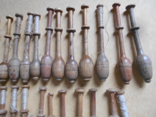 oude kantklossen 85 stuks, Ophalen of Verzenden, Gebruikt, Klos(sen)