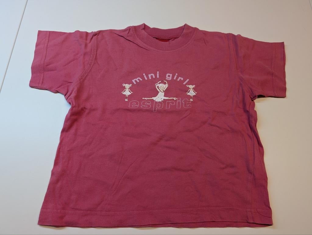 Esprit fuchsia t-shirtje voor 4-5 jaar, Kinderen en Baby's, Kinderkleding | Maat 104, Meisje, Ophalen of Verzenden, Zo goed als nieuw