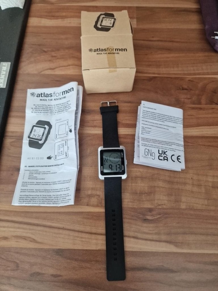 Montre numérique Atlas For Men, Enlèvement ou Envoi, Neuf