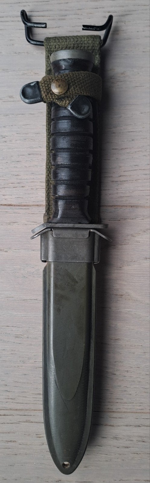 US M3 Boker markeerbescherming voor messen, Verzamelen, Ophalen of Verzenden, Landmacht, Mes of Dolk