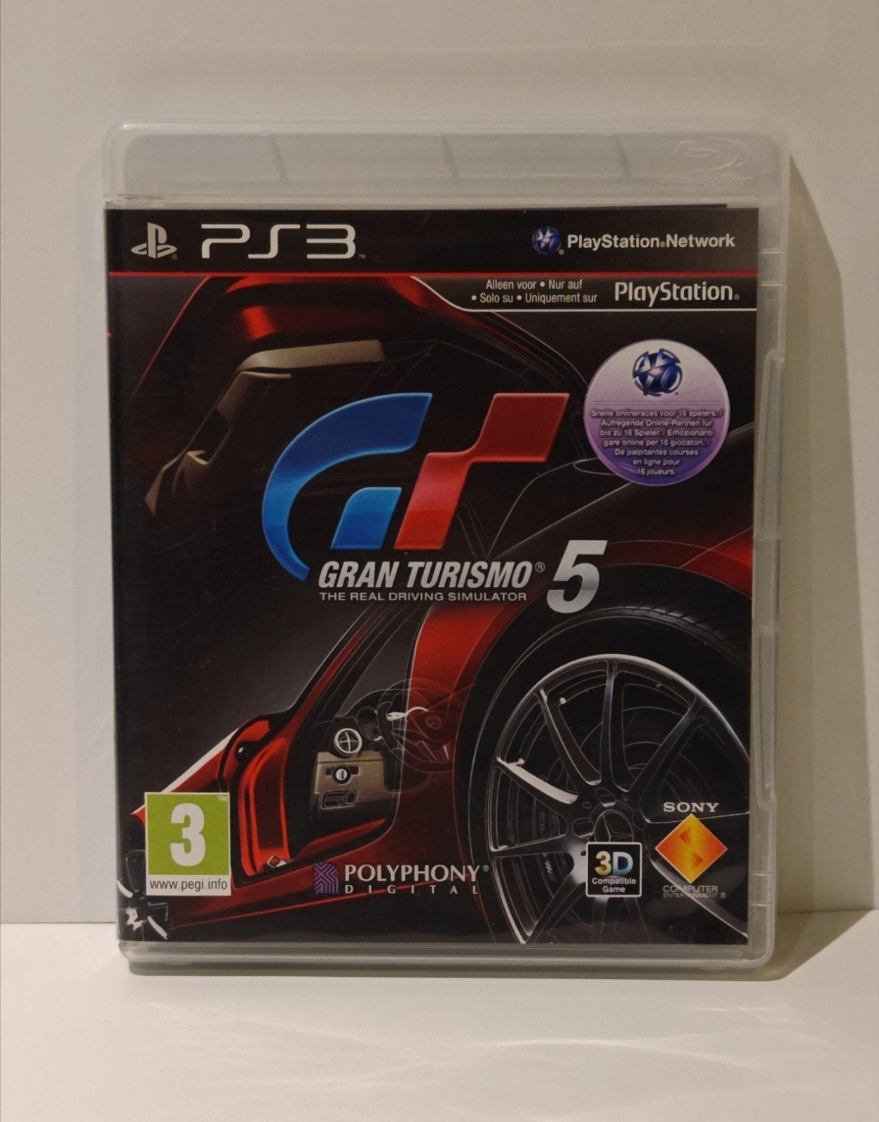 Gran Turismo 5 PlayStation 3 Sony Polyphony Digital spel rac, Ophalen of Verzenden, Platform, Online
