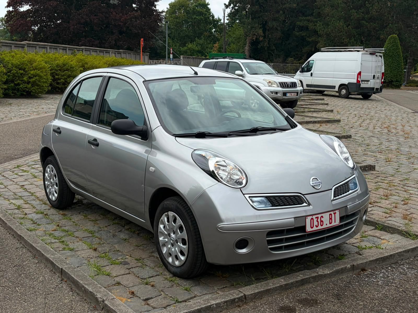 2009 | Nissan Micra | 61000 KM | Roze Formulier, Autos, Nissan, Argent ou Gris, Achat, Noir, 5 portes
