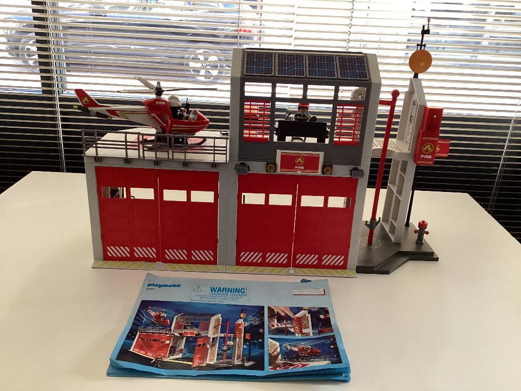 Playmobil nummer 9462 brandweerkazerne, Kinderen en Baby's, Speelgoed | Playmobil, Ophalen, Zo goed als nieuw