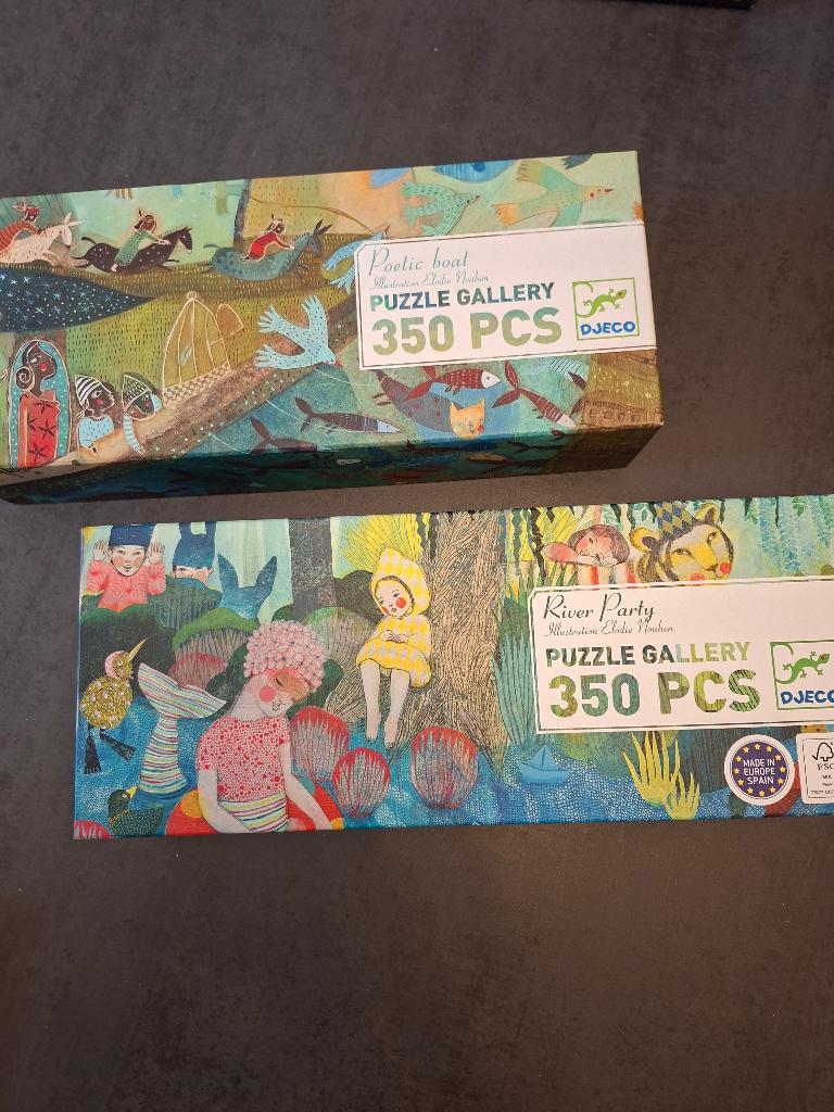 2puzzles Djeco puzzle galery, Kinderen en Baby's, Speelgoed | Kinderpuzzels, Ophalen, Zo goed als nieuw, 6 jaar of ouder