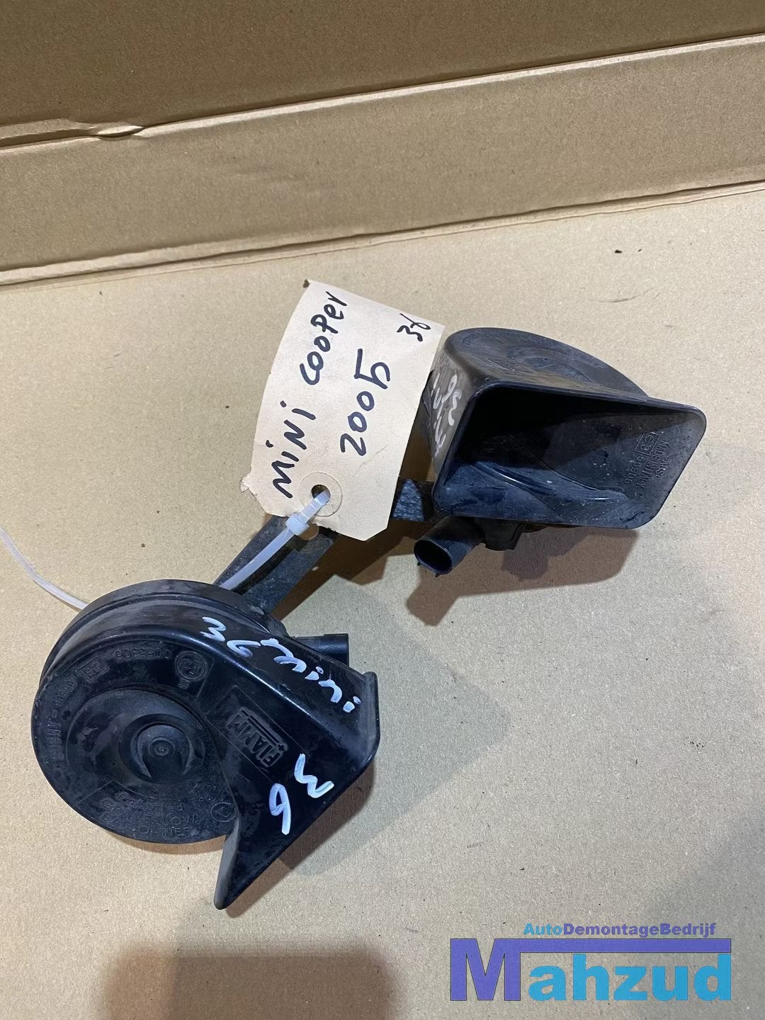 MINI COOPER ONE R50 R52 R53 dubbel toeter claxon 2001-2008, Customer.service@mini.co.uk, BMW AG, Petuelring 130
80788  Munich, DE