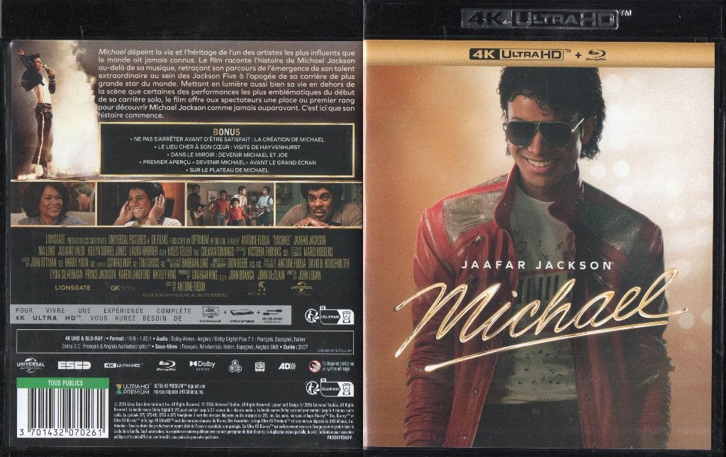 michael (4k ultra-hd + blu-ray) nieuw, 4K Ultra HD Blu-ray, Italiaans, Ophalen of Verzenden, Zo goed als nieuw