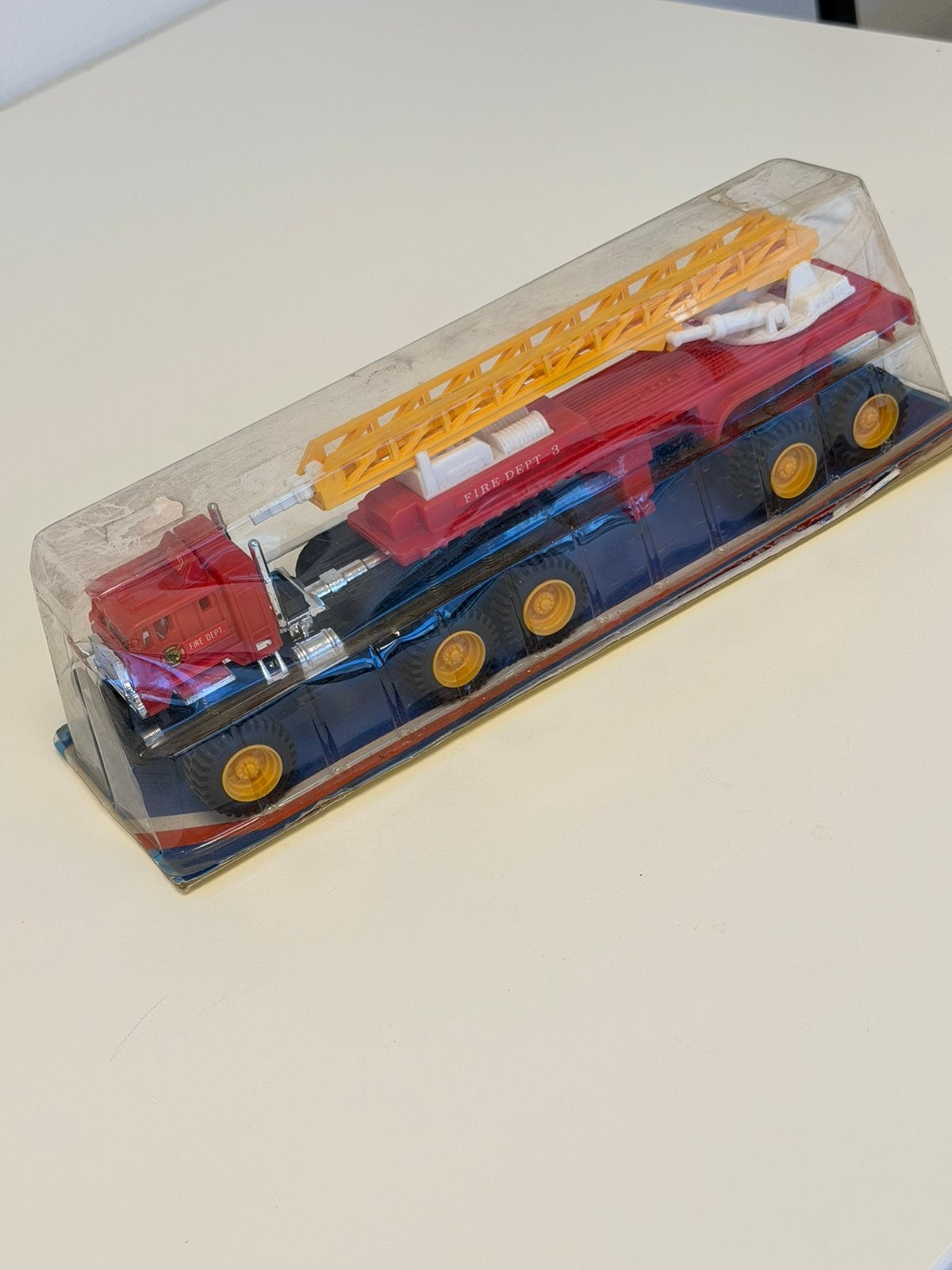 Vintage Top Trucks Brandweer Ladderwagen 1986 met Verpakking, Ophalen of Verzenden, Zo goed als nieuw