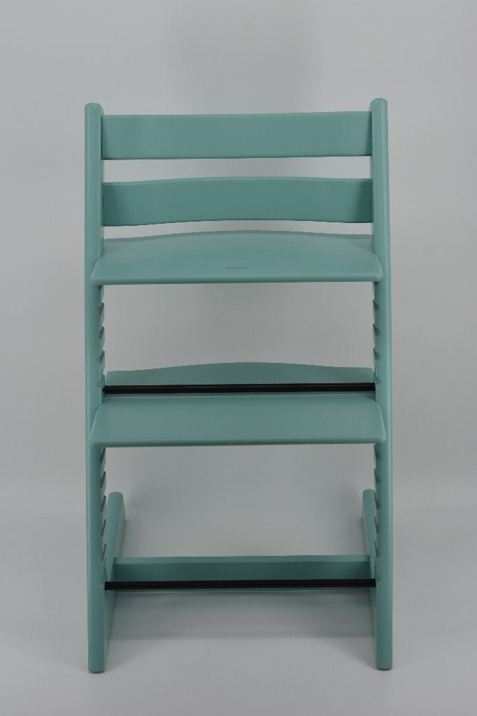 Stokke Tripp Trapp Ocean Blue – trip trap stoel, Verzenden, Gebruikt, Meegroeistoel, Aanschuifbaar
