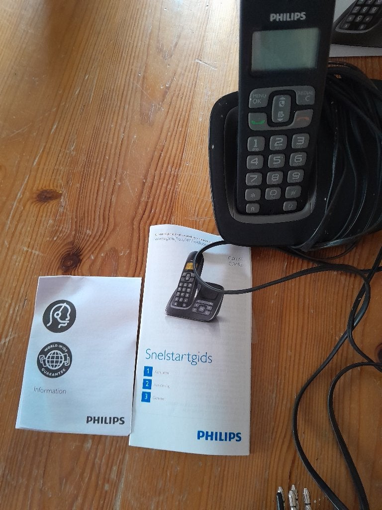 draadloze telefoonset, Ophalen