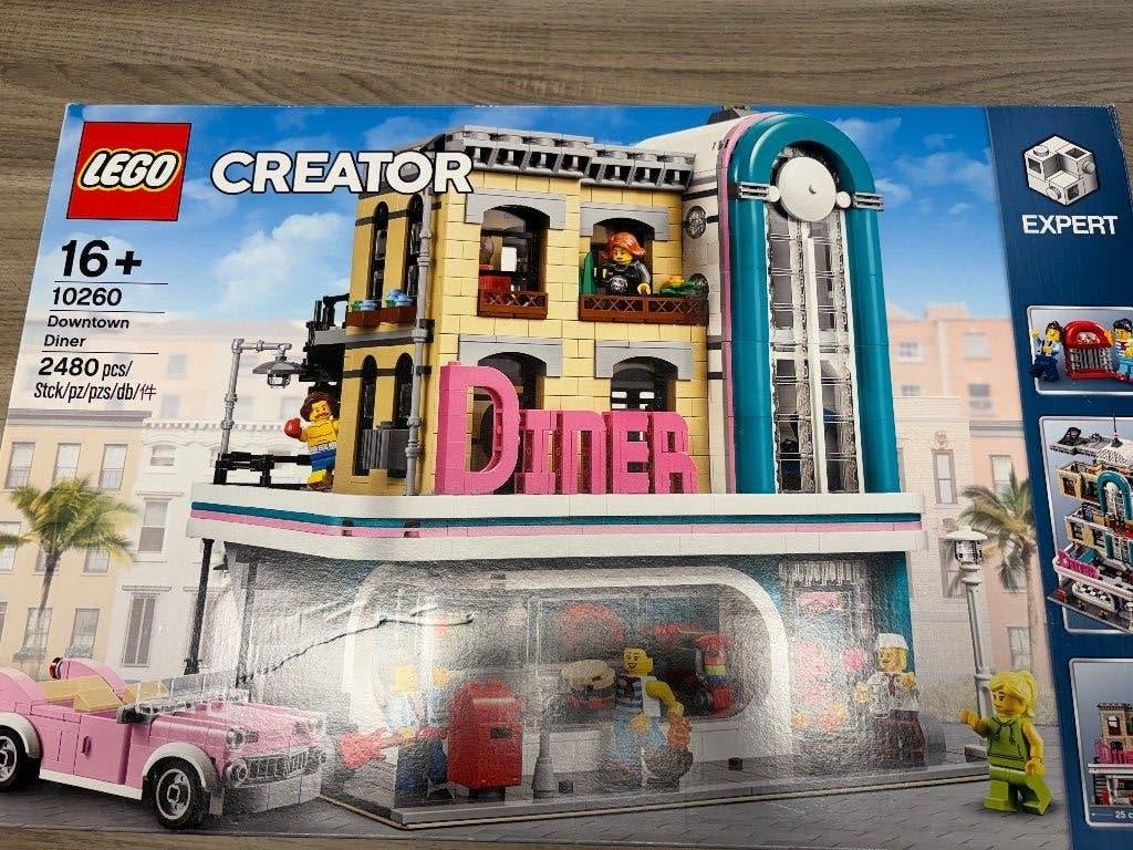 LEGO Creator Expert 10260 Downtown Diner, Kinderen en Baby's, Speelgoed | Duplo en Lego, Gebruikt, Lego, Complete set, Compleet