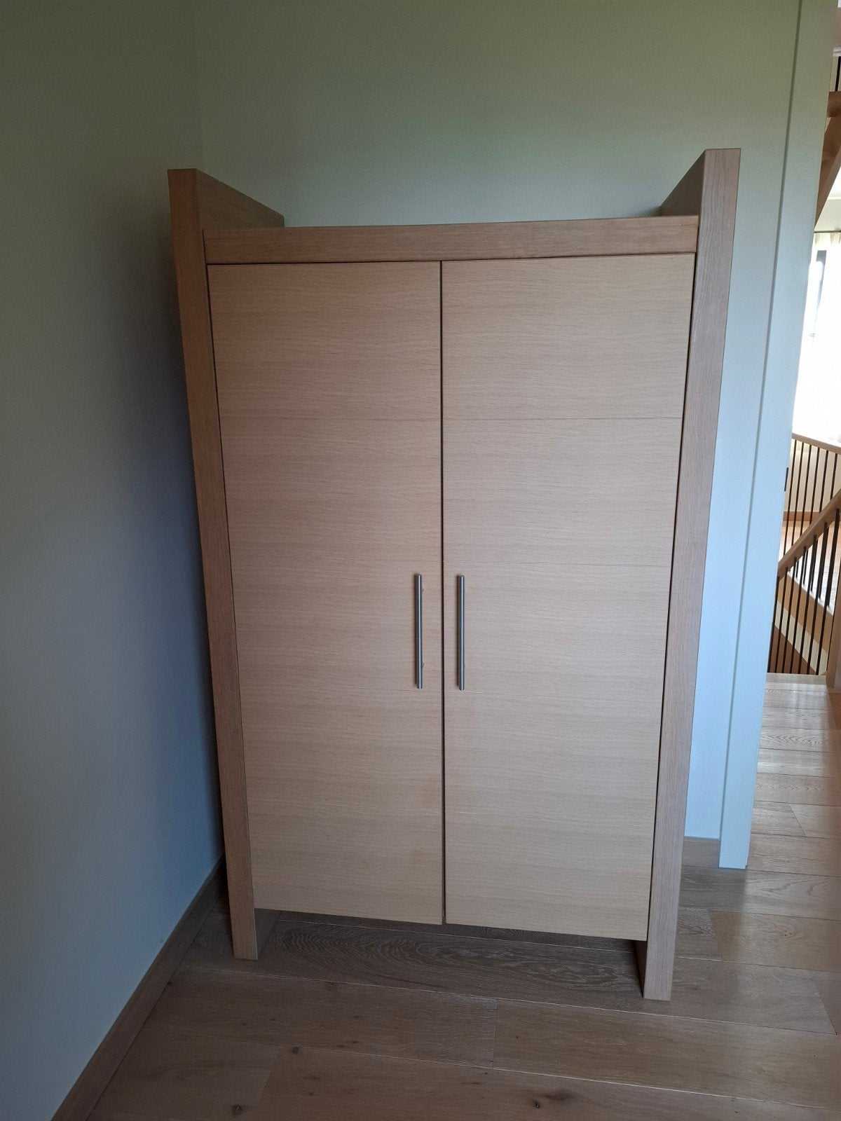 Kast eiken fineer, Huis en Inrichting, Kasten | Kleerkasten, Ophalen, Met plank(en), 50 tot 100 cm, Modern