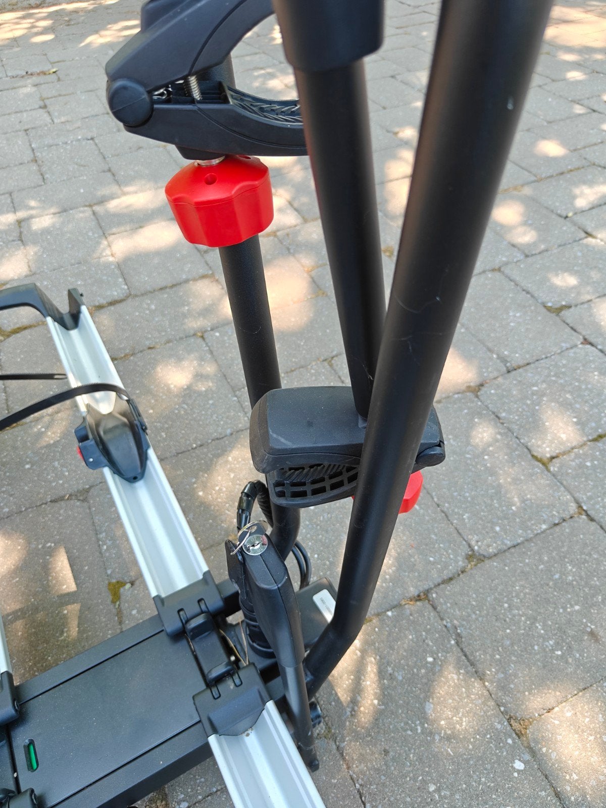 Cordo kantelbare en opvouwbare fietsdrager elektrische fiets, Ophalen, Zo goed als nieuw, Brede banden, 2 fietsen
