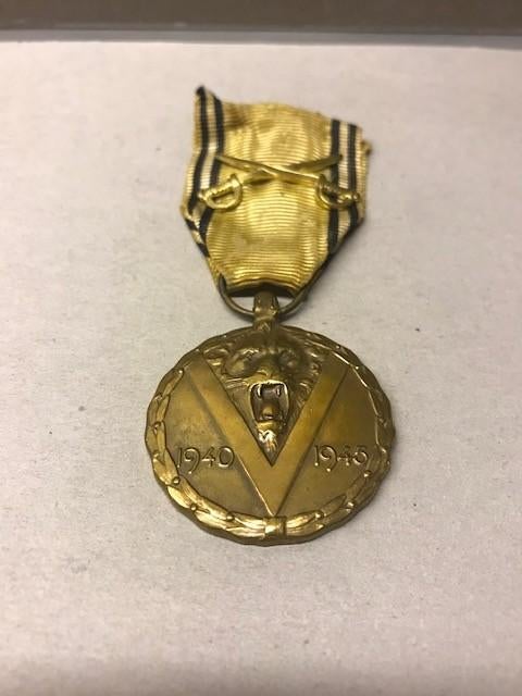 Médaille de la Seconde Guerre mondiale, Enlèvement ou Envoi, Armée de terre, Ruban, Médaille ou Ailes