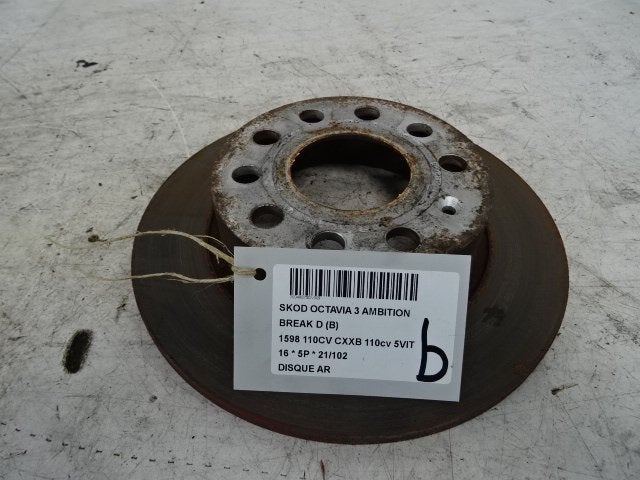 REMSCHIJF ACHTER Skoda Octavia Combi (5EAC), Gebruikt, Skoda