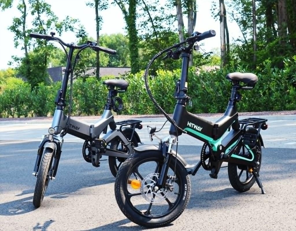 2 OPVOUWBARE ELEKTRISCHE FIETSEN, Nieuw, Totaal opvouwbaar, Schijfrem, Ophalen