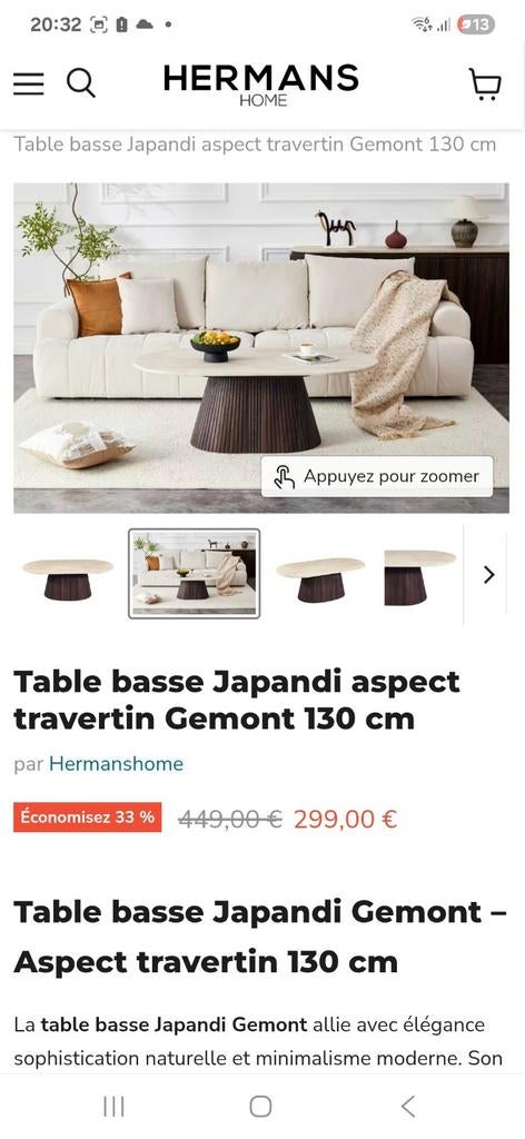 Table basse neuve., Tickets & Billets