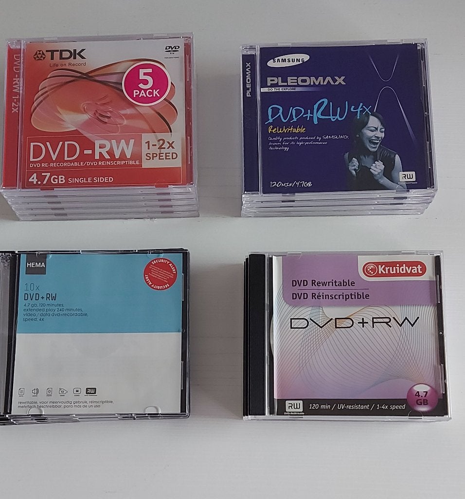 Nieuwe blanco DVD-RW, Ophalen of Verzenden, Nieuw, Dvd, Herschrijfbaar