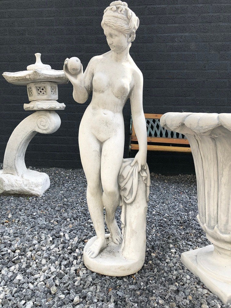 Beeld Venus - 115 cm - Steen, Tuin en Terras, Ophalen of Verzenden, Steen, Mensenbeeld