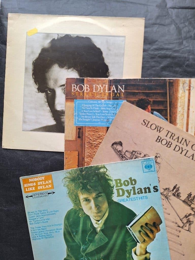 BOB DYLAN 4 X LP collectie, LP, Gebruikt, Ophalen of Verzenden, Folk Rock